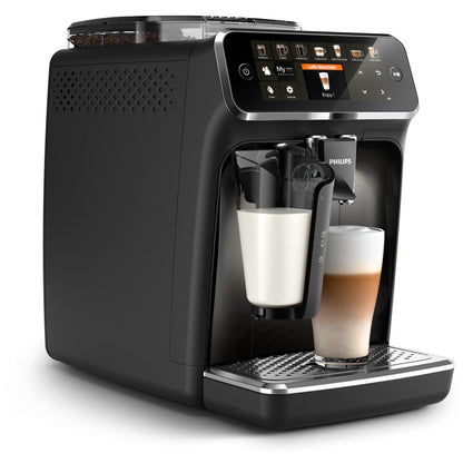Kaffeevollautomat Series 5400 EP5441/50, 12 Kaffeespezialitäten, LatteGo Milchsystem, Touchdisplay, anpassbare Kaffeeeinstellungen, erstklassiges Küchendesign, schwarz