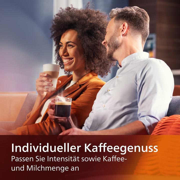 Kaffeevollautomat Series 5400 EP5441/50, 12 Kaffeespezialitäten, LatteGo Milchsystem, Touchdisplay, anpassbare Kaffeeeinstellungen, erstklassiges Küchendesign, schwarz